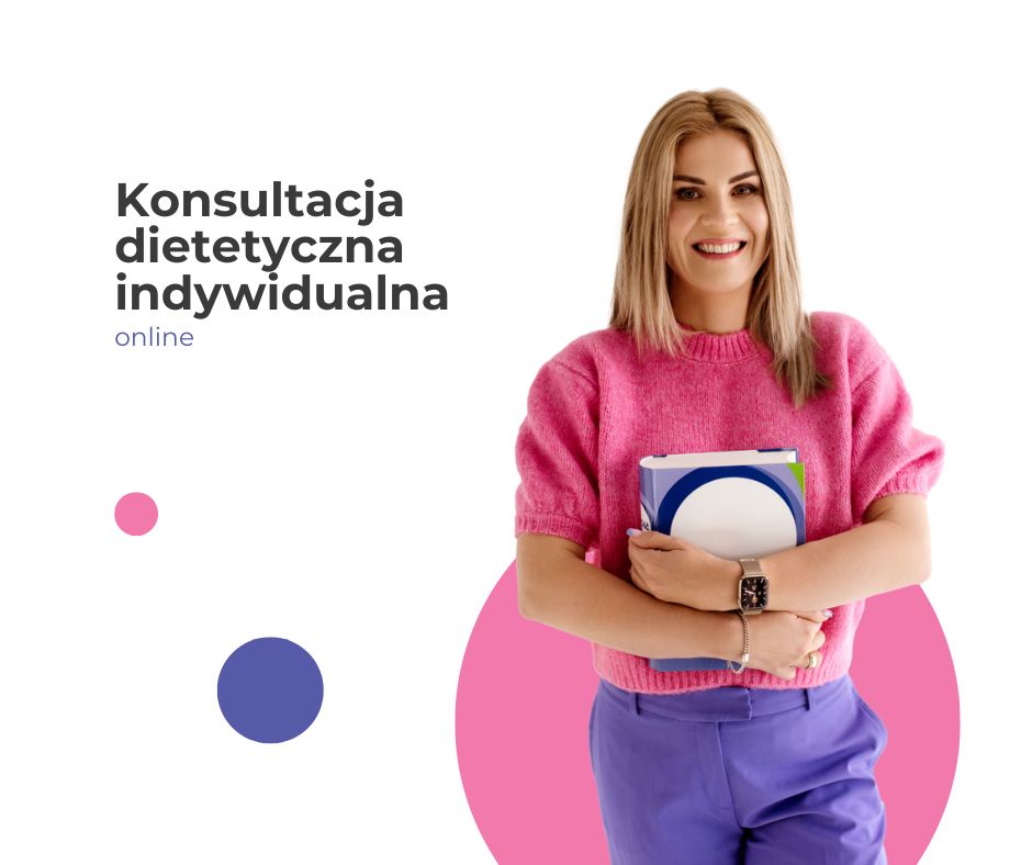 Konsultacja dietetyczna indywidualna PGW dla pacjentów (bez jadłospisu) – pierwsza wizyta online